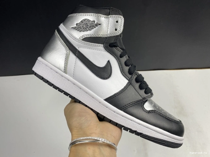 TOE CD0461-001 SILVER AIR JORDAN HIGH OG 1 WMNS 0728